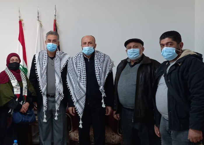 لجان أهلية فلسطينية سورية تزور ممثل حماس في لبنان  