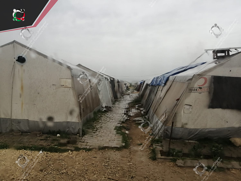 شمال سوريا. أوضاع إنسانية مؤلمة تواجهها العائلات الفلسطينية في مخيم البل 