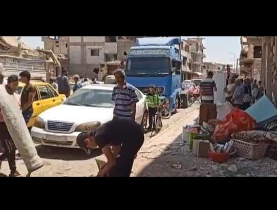 مخيم درعا. ازدياد حركة النزوح جنوب سوريا جراء تصعيد النظام