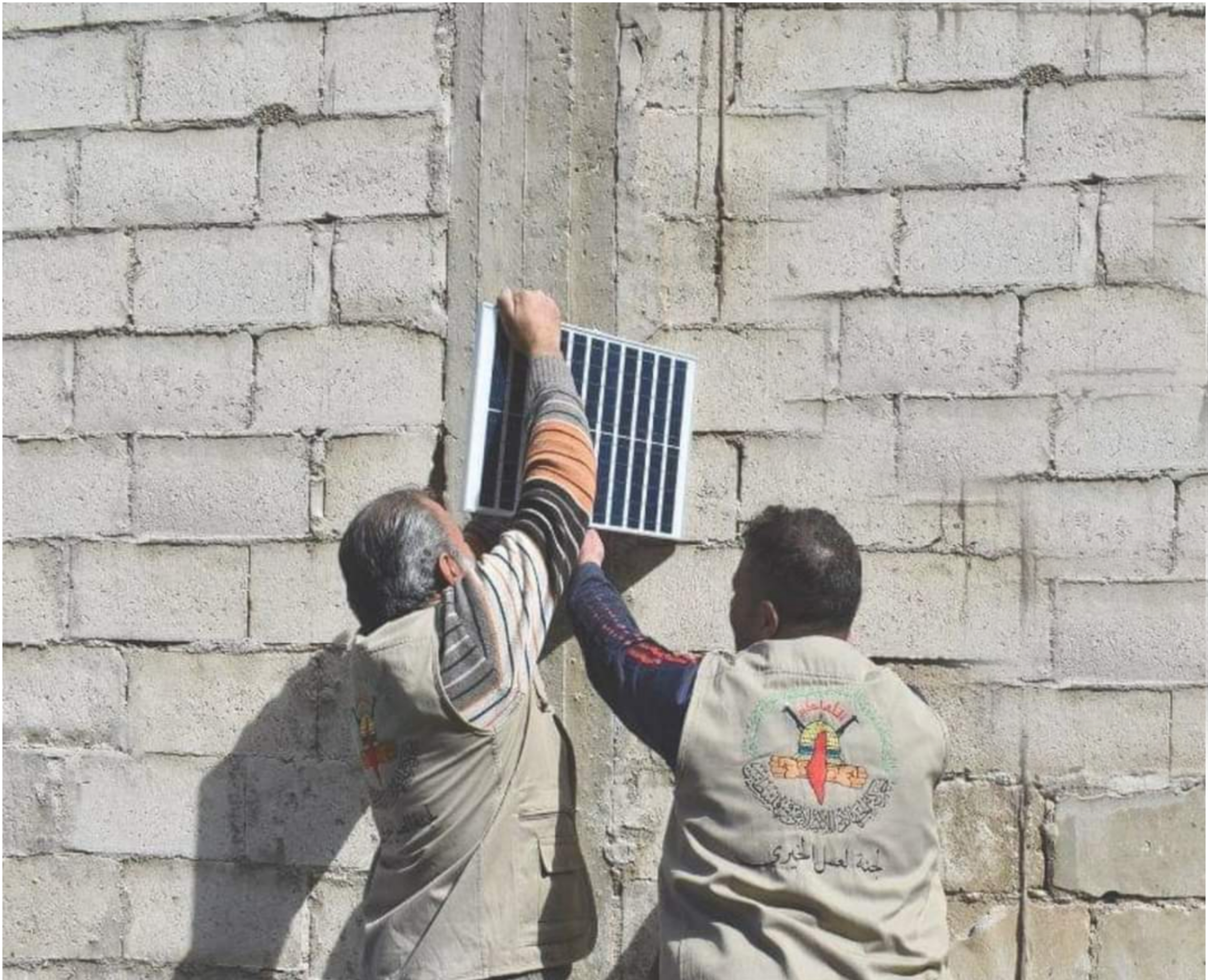 مخيم العائدين بحمص.. إنارة عدد من الشوارع  بالطاقة الشمسية 
