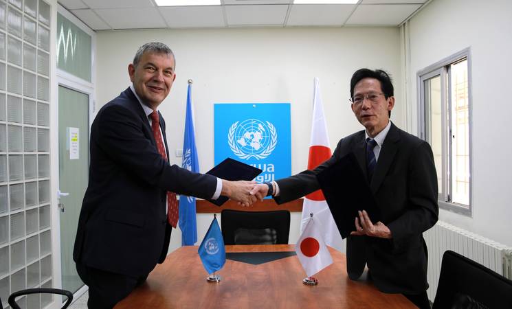 اليابان تتبرع بمبلغ 20,2 مليون دولار لدعم الأونروا