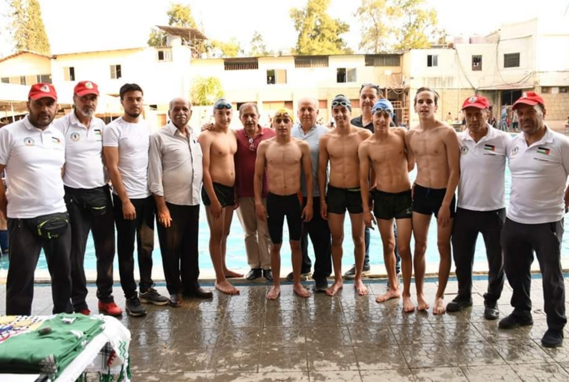 نادي الإسراء الفلسطيني يتوج بعدة ميداليات ببطولة سباحة في دمشق