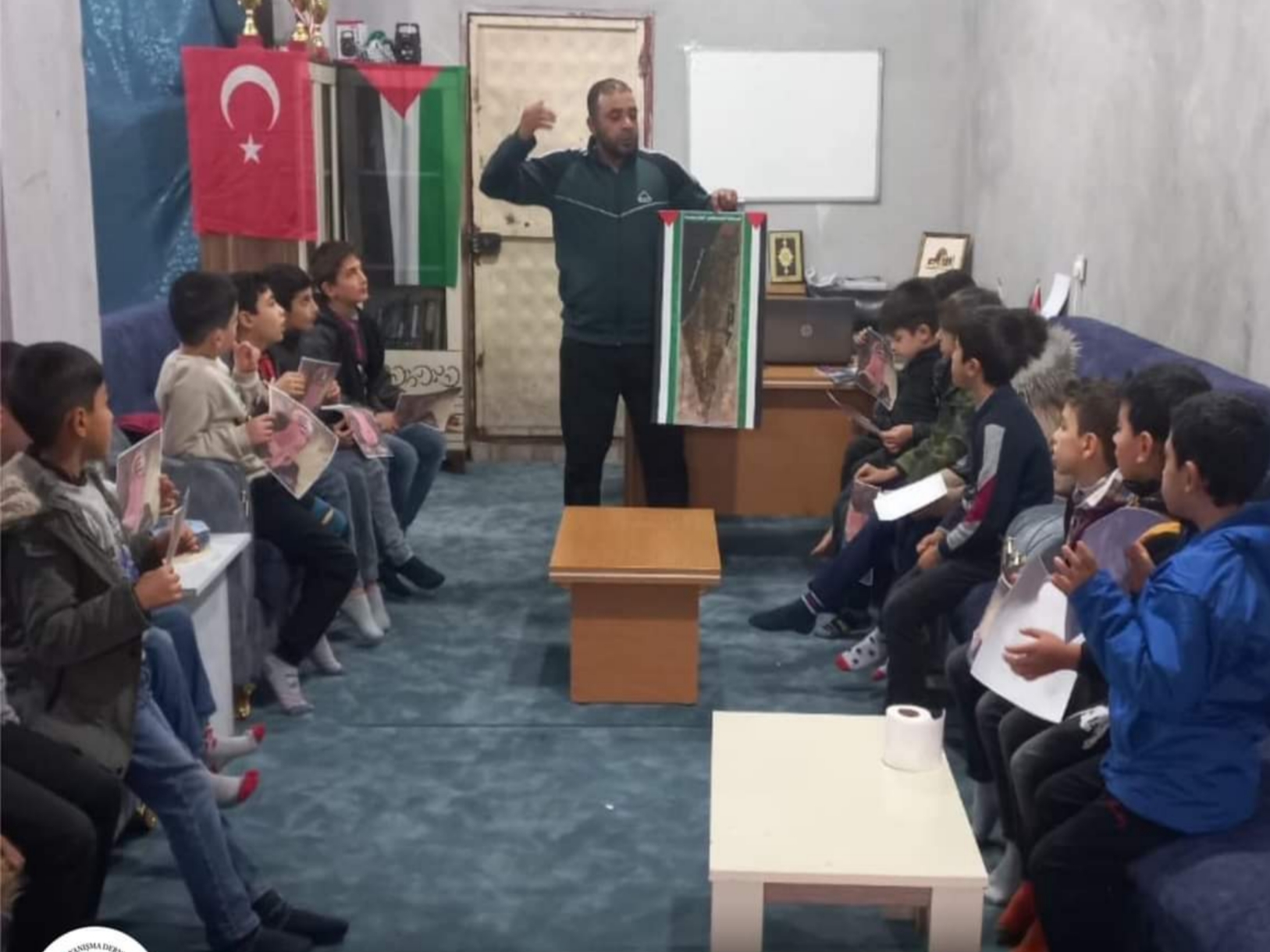 جمعية فيدار تنظم نشاطاً توعوياً للأطفال حول فلسطين في كلس التركية