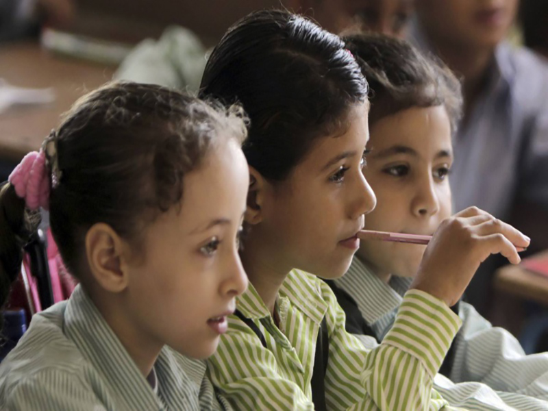 55% من أطفال فلسطينيي سورية خارج منظومة التعليم في مصر 