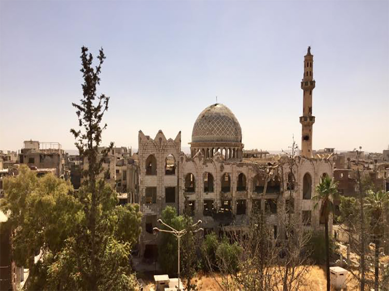 السماح بإعادة تأهيل وترميم أربعة مساجد في مخيم اليرموك