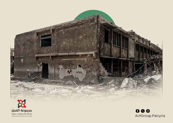 مطالب بإعادة تأهيل مدرسة إجزم التابعة للأونروا في مخيم الحسينية