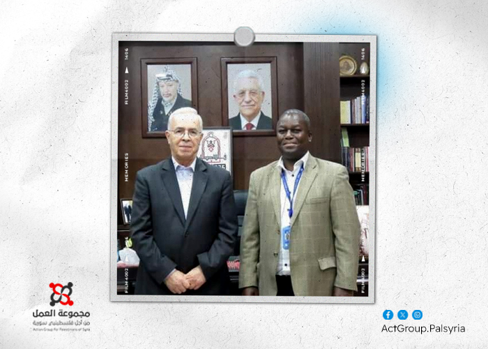 مدير شؤون الأونروا يلتقي السفير الفلسطيني في دمشق لبحث أوضاع اللاجئين الفلسطينيين