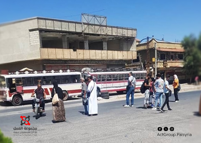 مخيم خان الشيح. نُدرة الوقود تفاقم أزمة النقل وتثقل كاهل الأهالي