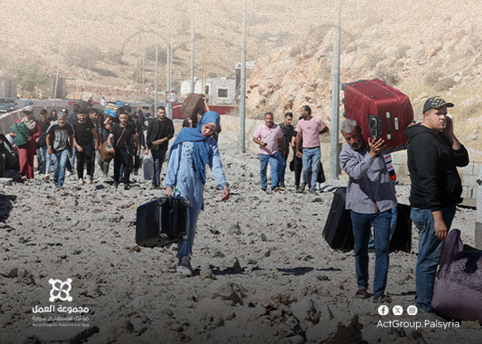 80% من فلسطينيي سوريا العائدين من لبنان عادوا إلى مناطقهم الأصلية