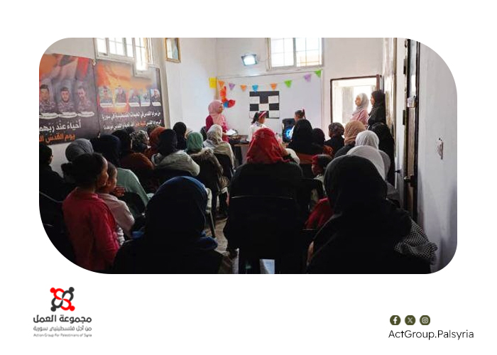 بهدف تنمية المهارات الشخصية للنساء. ندوة حول ضبط النفس في مخيم خان دنون