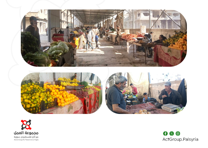 سوق الخضار الشعبي يعود إلى موقعه الأساسي قرب مخيم درعا