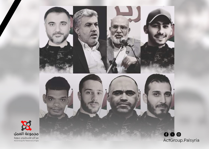 ارتقاء 9 فلسطينيين في قصف إسرائيلي على دمشق