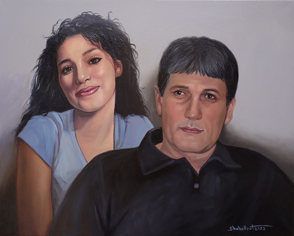 شاهد: صورتان فقط.. كل ما تبقى لسيدرا من والدها علي الشهابي