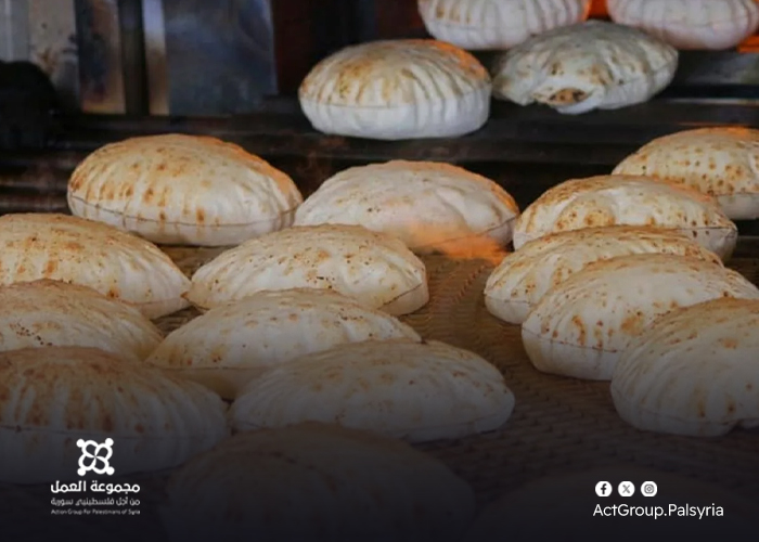 بعد أزمة الخبز. إعلان عن توزيعه في مخيمي النيرب وحندرات بإشراف هيئة فلسطين