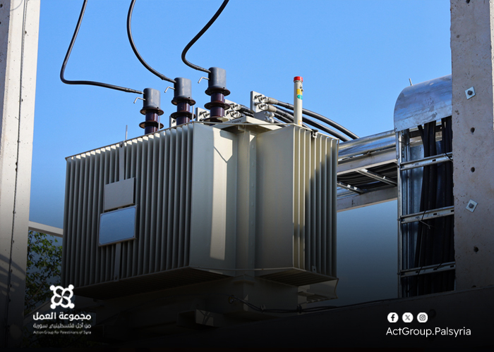 سرقة محول كهرباء في مخيم الحسينية تفاقم معاناة السكان