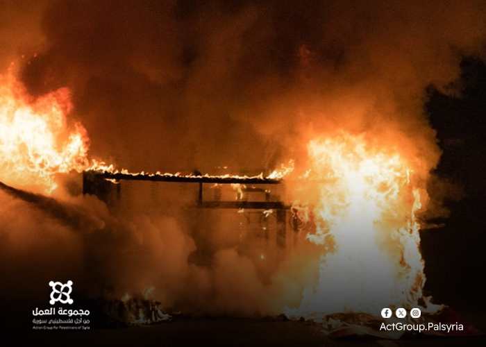 محاولة حرق متعمدة وماس كهربائي يتسببان في أضرار بمخيمي جرمانا وخان دنون