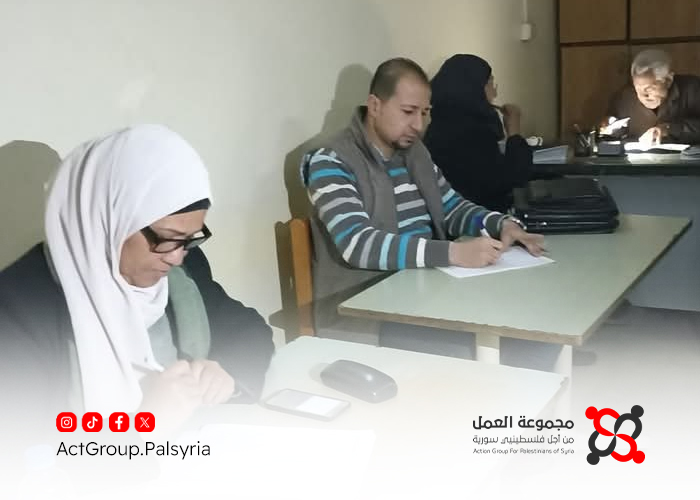 اختتام تسجيل العائلات التي تضم أيتام في مخيم جرمانا وإطلاق حملة إحصاء ميداني