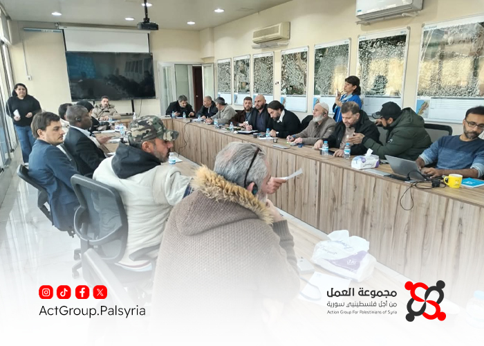 لقاء مع إدارة الأونروا لبحث أوضاع اللاجئين الفلسطينيين السوريين في لبنان وسوريا