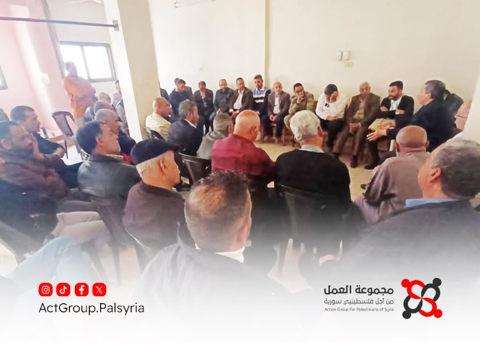 اجتماع في مخيم جرمانا يبحث تعزيز الأمن والخدمات في حي التحرير