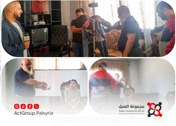 مجموعة العمل تنظم دورة تصوير في مخيم النيرب