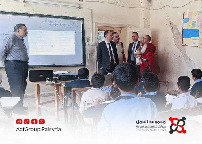 بعد 14 عاماً.. وفد من الأونروا يتفقد مدارس المزيريب وجلّين جنوب سورية