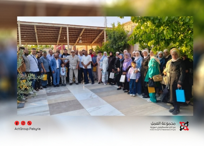 مبادرة اليرموك التعليمية تحتفي بمعلمي الجرمق في ذروة حصار المخيم