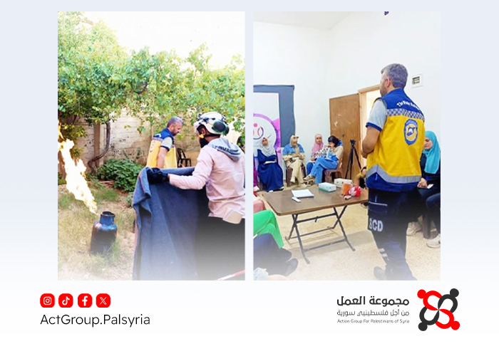 مخيم الحسينية: افتتاح نادٍ للإسعاف الأولي وتحليل المخاطر