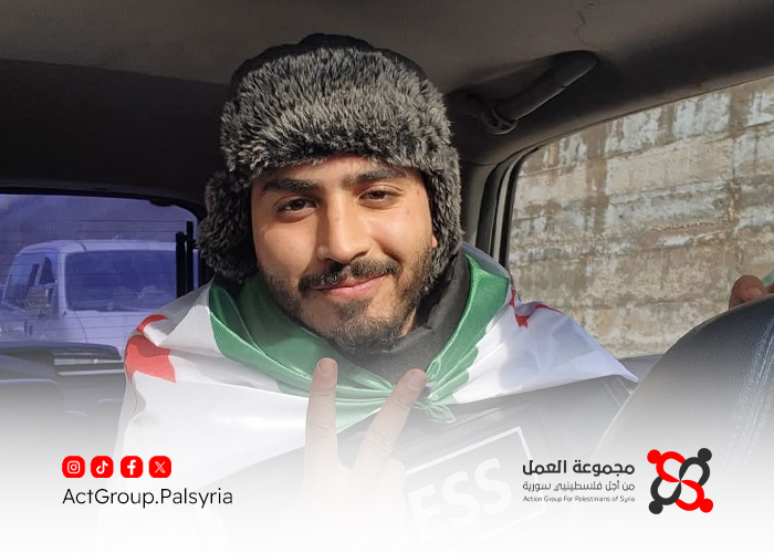 تعيين الفلسطيني السوري عبد الرحمن أبو حسان مراسلاً لقناة الإخبارية السورية