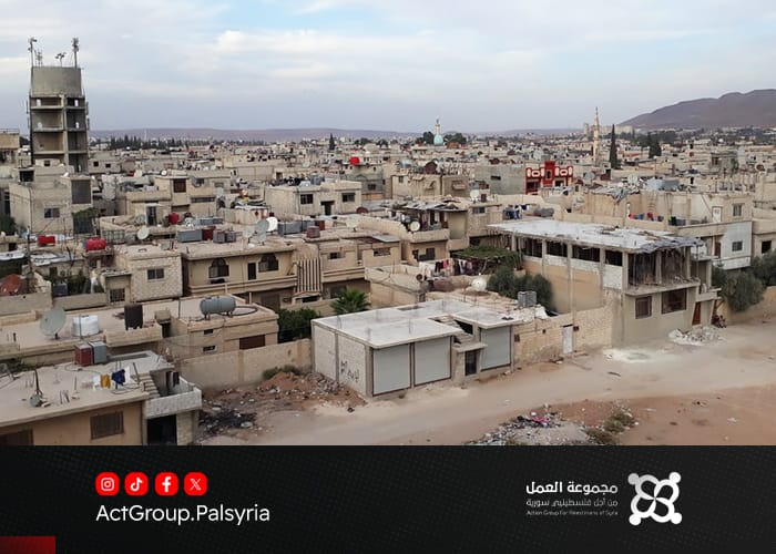 لجنة التنمية بمخيم خان دنون تستطلع آراء الأهالي لتحسين آلية توزيع الخبز