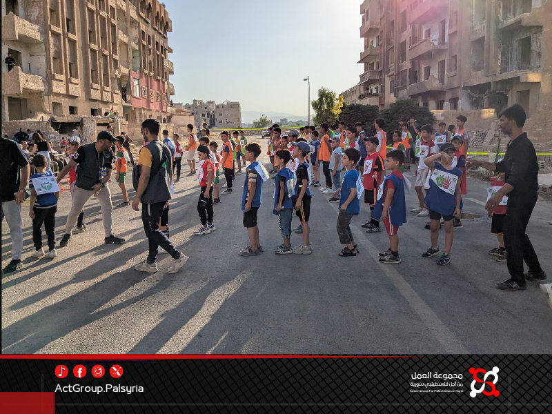 تحت عنوان لا للمخدرات.. مارثون رياضي في مخيم اليرموك