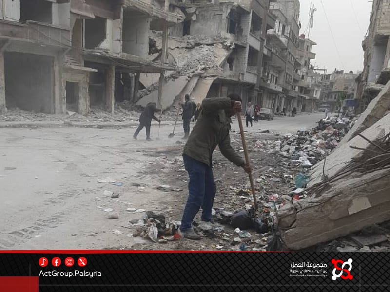 أزمة النفايات تهدد أهالي مخيم اليرموك.. نداء لمحافظ دمشق