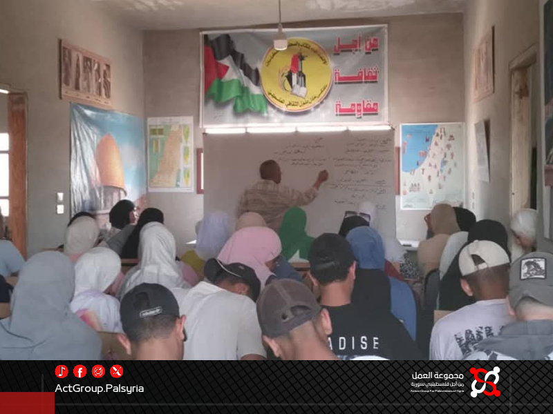 مخيم خان دنون. مبادرة تعليمية تطوعية لدعم طلاب الثانوية العامة في ظل التحديات الاقتصادية