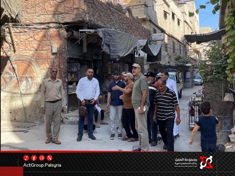 هيئة اللاجئين في مخيم السيدة زينب لبحث تحسين الواقع الخدمي والمعيشي