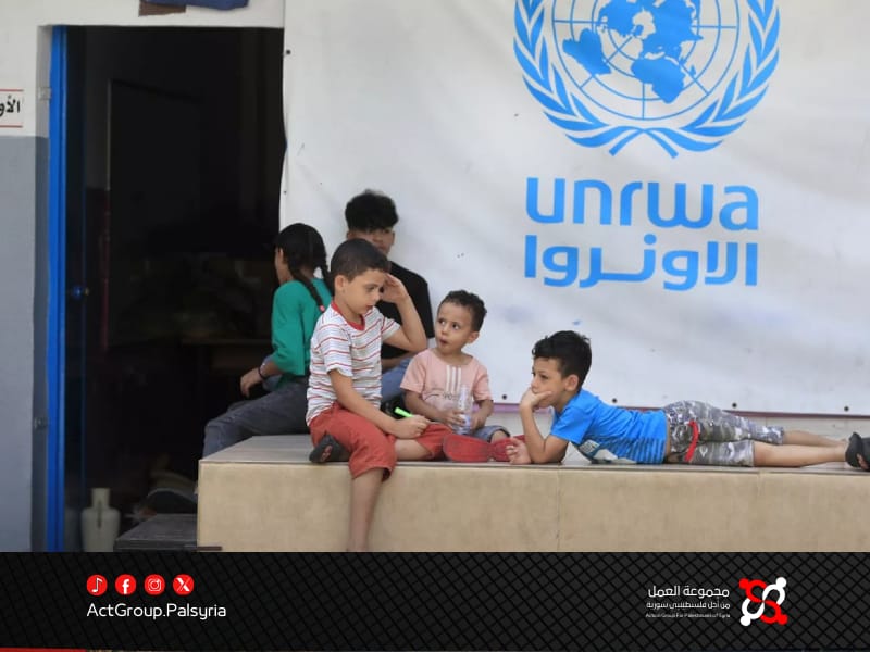 مجموعة العمل تدين تخفيض مساعدات الأونروا لفلسطينيي سورية في لبنان وتحذر من تداعياته