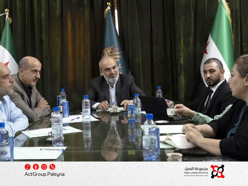 مجلس إدارة الهيئة العامة للاجئين الفلسطينيين العرب يعقد اجتماعه الأول في دمشق