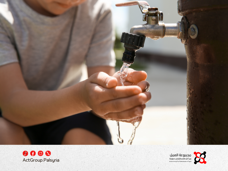 معاناة مستمرة لسكان الحي الجنوبي في مخيم درعا بسبب أزمة المياه