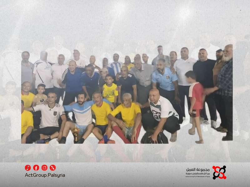 فعالية رياضية مميزة بكرة القدم في مخيم السيدة زينب