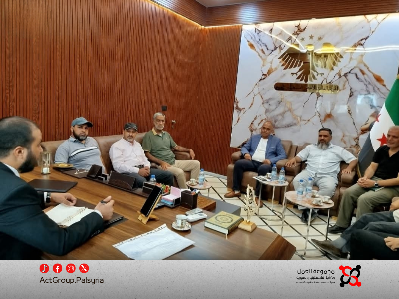 الهيئة العامة للاجئين تبحث أوضاع مخيمات دمشق وريفها مع لجان التنمية