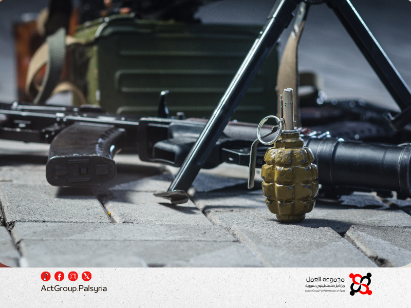 إلقاء قنبلة في مخيم خان الشيح يكشف تفاقم خطر السلاح المنفلت