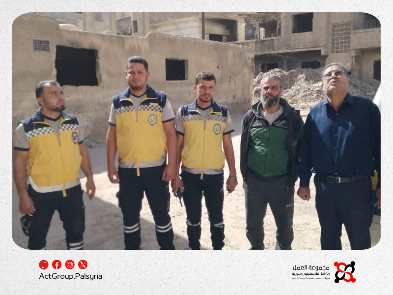 مخيم اليرموك .. وعود حكومية بإزالة الركام وتحسين الواقع الخدمي