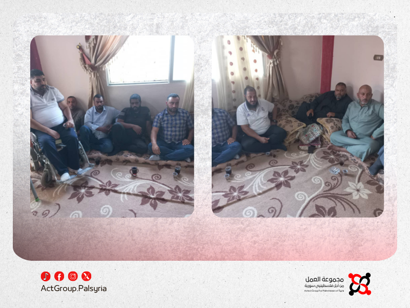 درعا.. لجنة التنمية المجتمعية تناقش أوضاع الفلسطينيين