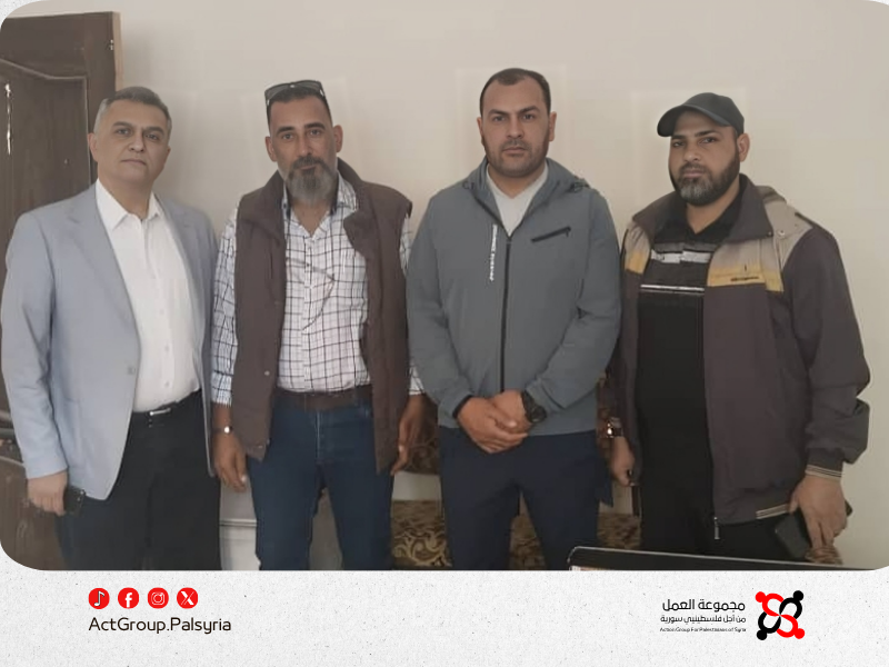 وفد مؤسسة مساواة يزور لجنة التنمية بمخيم السيدة زينب لتعزيز التعاون