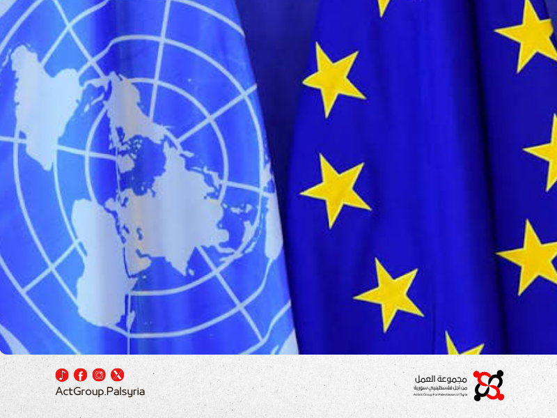 الاتحاد الأوروبي . نبحث مع الأونروا حلول آمنة للفلسطينيين السوريين في لبنان