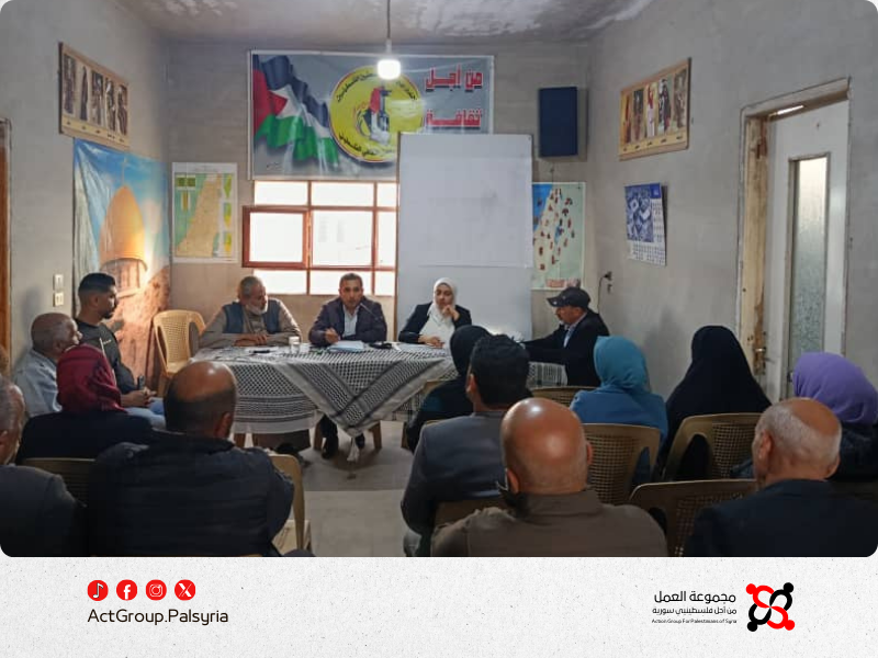 مخيم خان دنون.. ندوة قانونية تناقش المخطط التنظيمي وحقوق الاعتراض