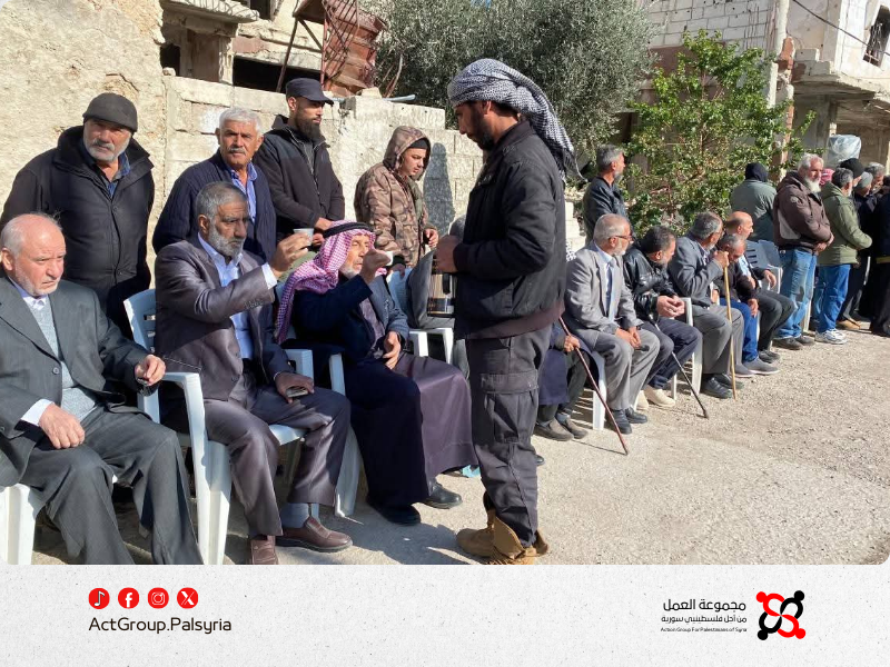 مخيمات فلسطينية تعرب عن تضامنها مع أهالي بلدة بيت جن