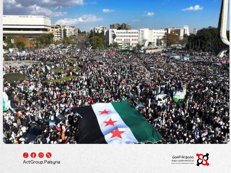 الفلسطيني السوري ويوم التحرير  تدوينة في لُغز الجماعة التي تعيد خياطة نفسها بالكلمات والركام