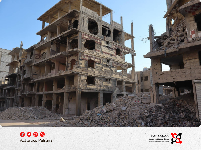 مخيم اليرموك. مطالبات للأونروا بتعديل آلية ترميم المنازل المتضررة