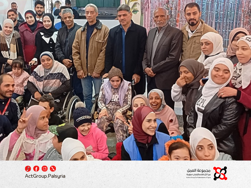 مخيم سبينة.. تنظيم فعالية داعمة لأطفال ذوي الهمم 