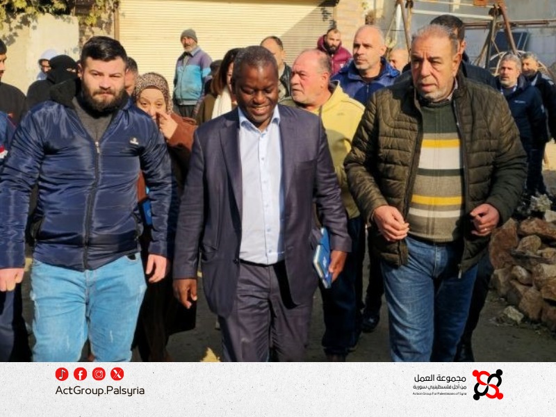 سورية. مدير الأونروا يزور حلب وحمص وحماة ويؤكد التزام الوكالة بدعم الفلسطينيين