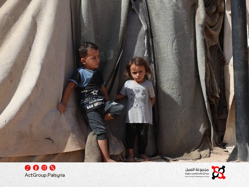 سورية. نزوح مستمر.. 40% من الفلسطينيين بلا مأوى دائم